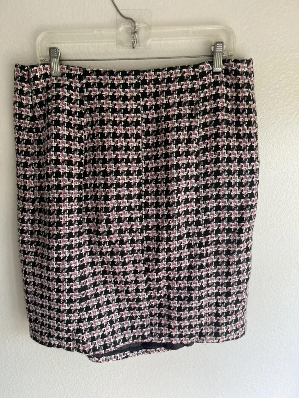 Uniform John Paul Richard Acrylic Skirt Womens 10 Pink Paisley Midi Boho Vintage